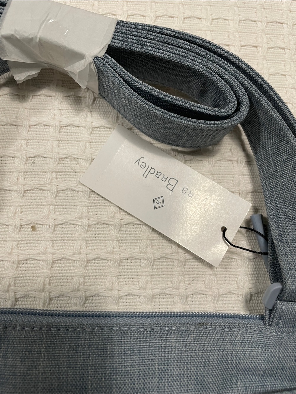 Vera Bradley Steel Blue Messenger Crossbody - Picture 4 of 10
